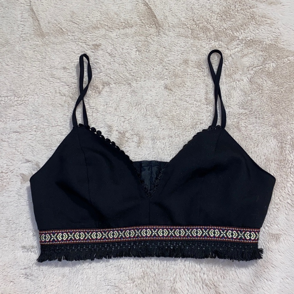 MissPap Bralette Medium Aztec Trim